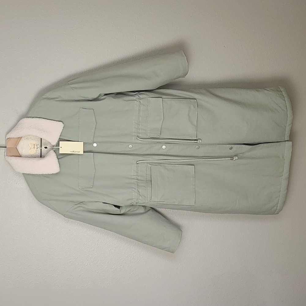 The Korner Oversized Womens Utility Long Jacket